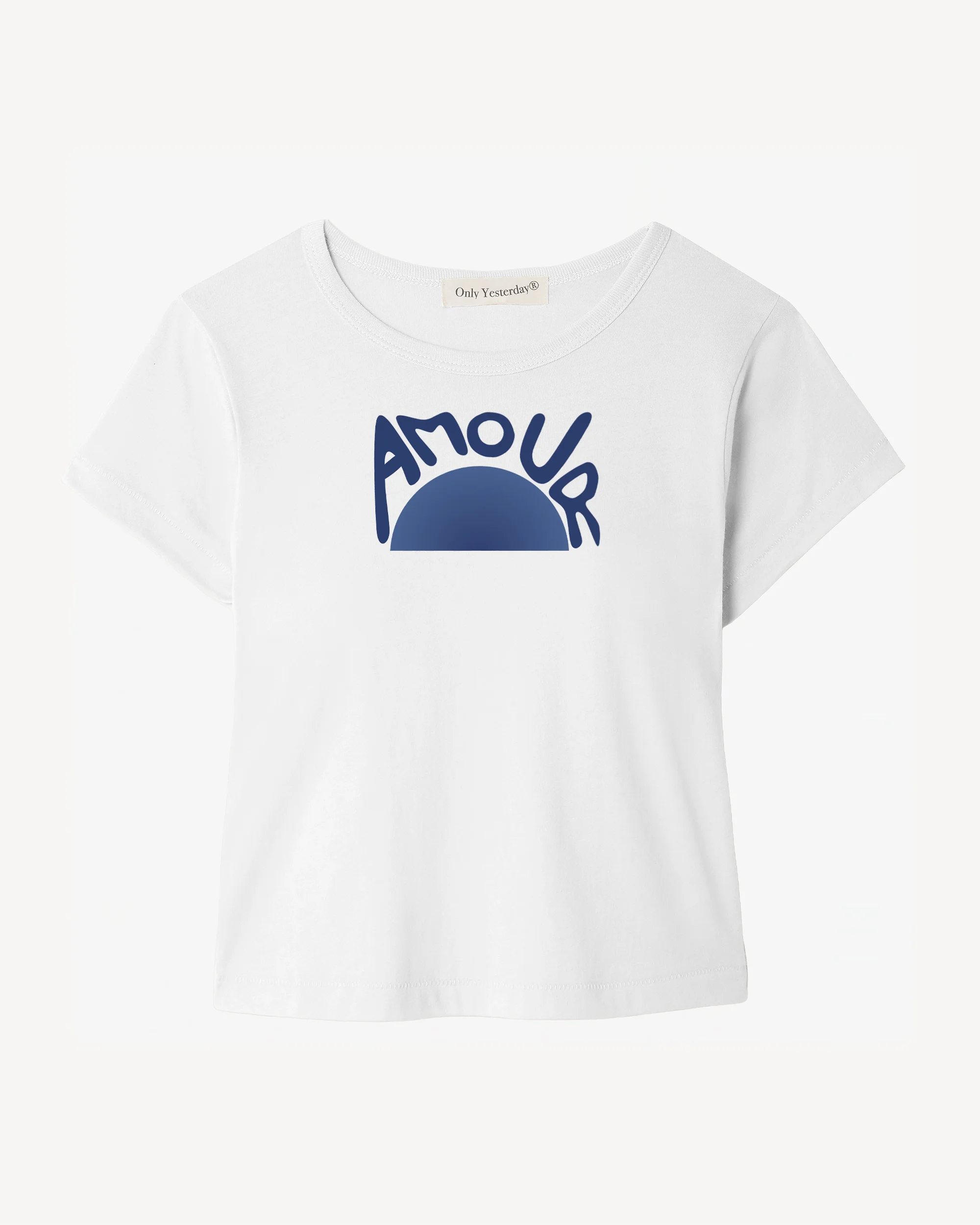 Amour Baby Tee - White