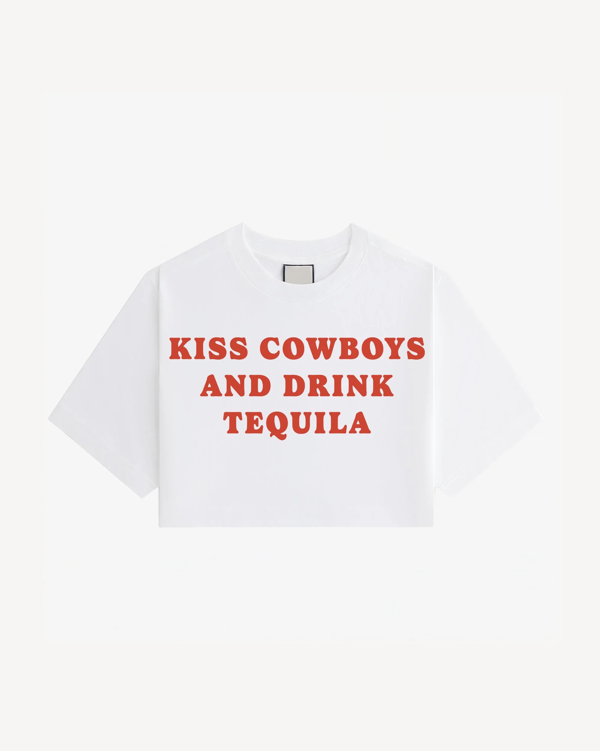 Kiss Cowboys Crop Top