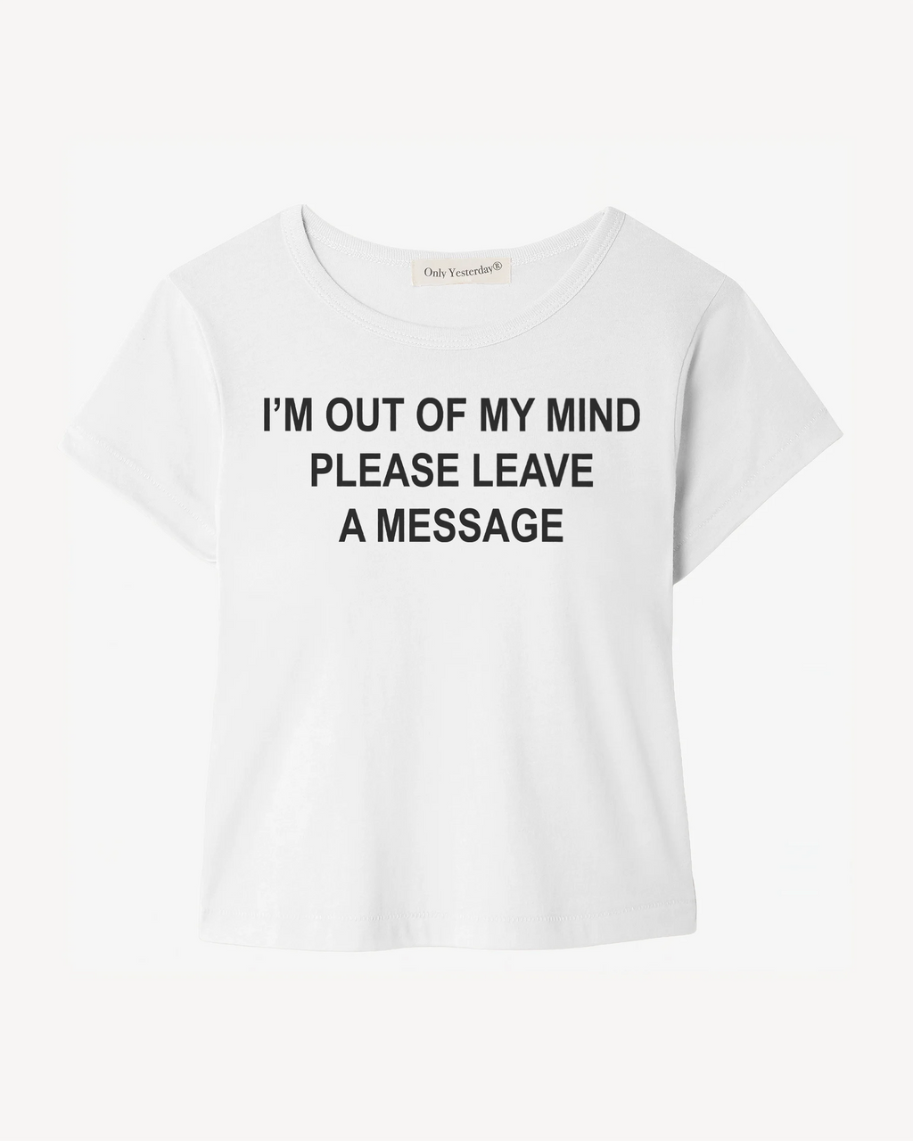 Leave a Message Baby Tee