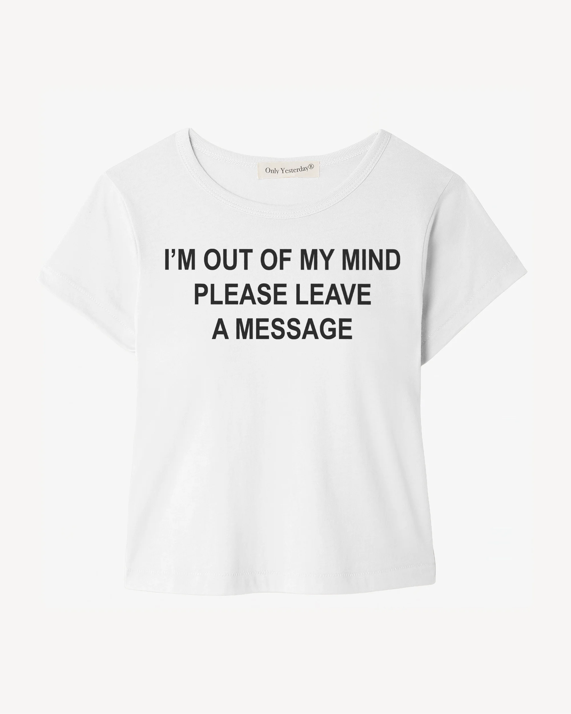 Leave a Message Baby Tee