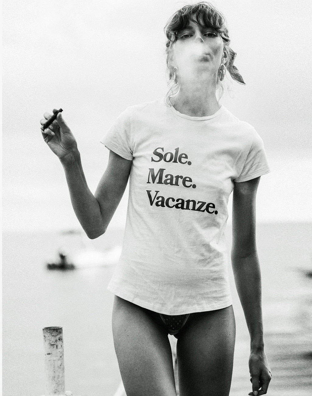 'Sole. Mare. Vacanze.' Baby Tee