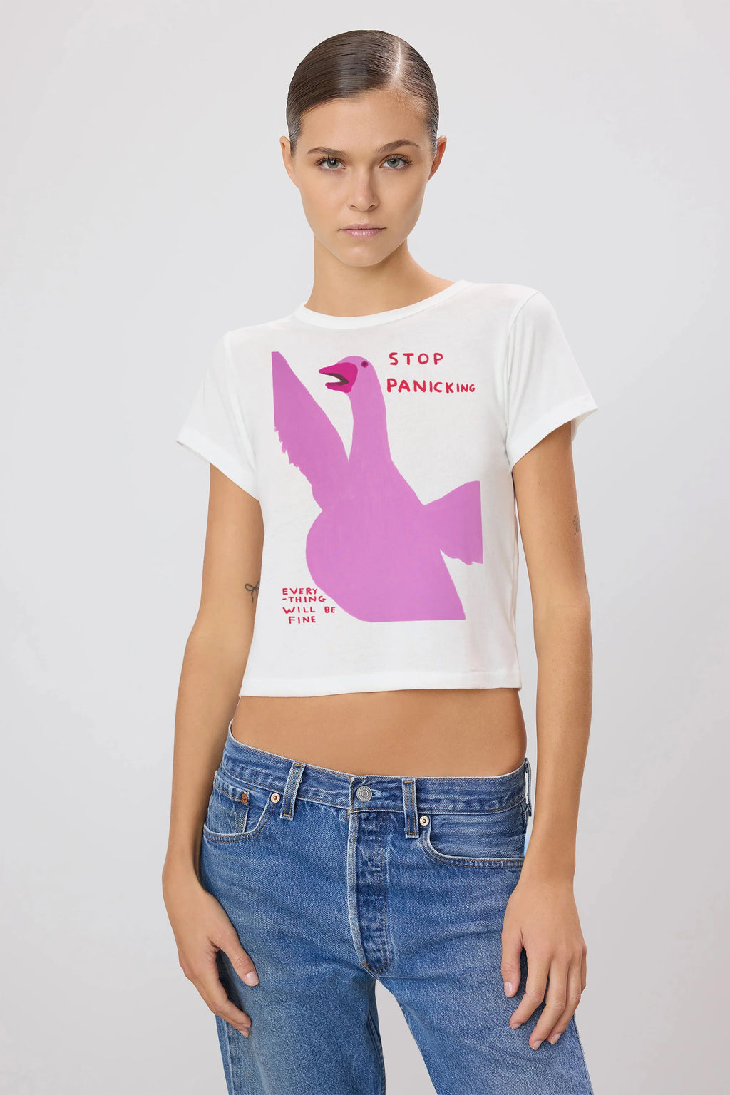 Stop Panicking Baby Tee